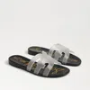 Sam Edelman Bay Jelly Slide Sandal Clear Black Multi Jelly In Multi