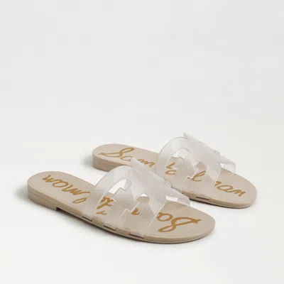 SAM EDELMAN SAM EDELMAN BAY JELLY SLIDE SANDAL CLEAR/SAND JELLY