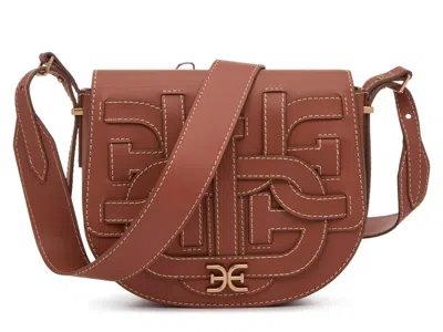 Sam Edelman Bay Leather Saddle Bag In Brown