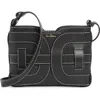 Sam Edelman Bay Leather Shoulder Bag In Black