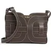 Sam Edelman Bay Leather Shoulder Bag In Brown