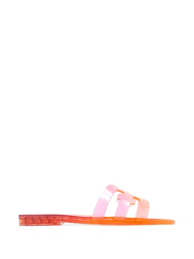 Sam Edelman Bay Ombre Slides In Orange
