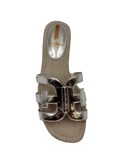 Sam Edelman Bay Sandals In Silver