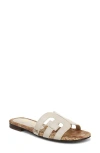 Sam Edelman Bay Double Strap Flat Sandals In Animal Print