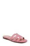 Sam Edelman Bay Slide Sandal Modern Pink Lizzard In Mod Pink