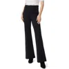 Sam Edelman Bay V-yoke High Waist Flare Ponte Pants In Black