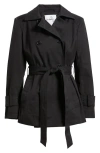 Sam Edelman Belted Trench Coat In Black