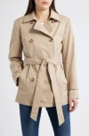 Sam Edelman Belted Trench Coat In Sand