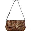 Sam Edelman Bex Folded Convertible Clutch In Animal Print