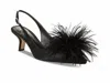 Sam Edelman Bianka Feather Pump In Black In Black
