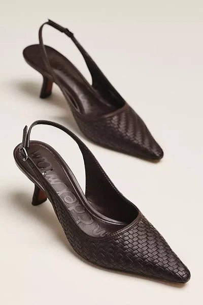 Sam Edelman Bianka Kitten Heels In Brown
