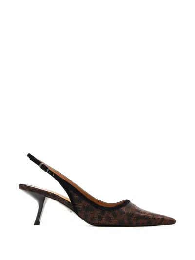 Sam Edelman Bianka Leopard-print Slingback Pumps In Multi