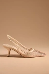 Sam Edelman Bianka Slingback Mesh Pointed Toe Pump In Nude