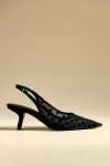 Sam Edelman Biankasling Womens Man Made Kitten Heels In Black