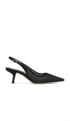 Sam Edelman Bianka Sling Back Mesh Heel In Black