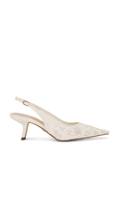 Sam Edelman Bianka Sling Back Mesh Heel In Ivory