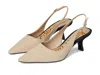 Sam Edelman Bianka Slingback Kitten Heels In Neutral