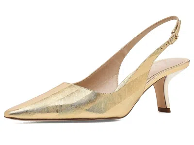 Sam Edelman Bianka Sling Women's Shoes Amber Gold Plated: 11 M, Synthetic