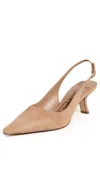Sam Edelman Bianka Slingback Heels Cyprus Tan Suede In Neutral