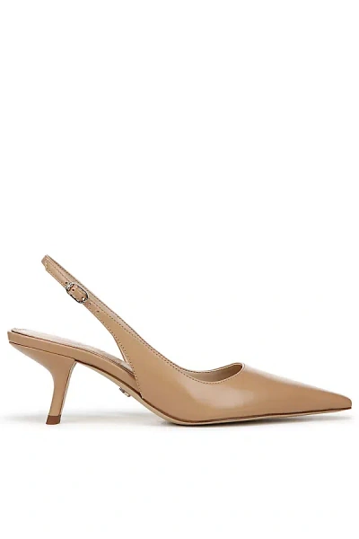 Sam Edelman Bianka Slingback Kitten Heels In Beige