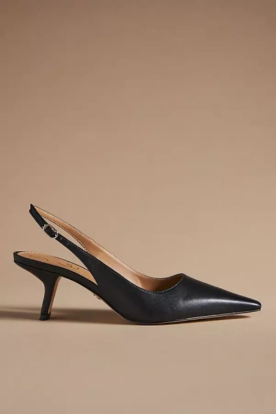 Sam Edelman Bianka Slingback Kitten Heels In Black