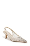 Sam Edelman Bianka Mesh Slingback Heel Modern Ivory Mesh