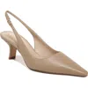Sam Edelman Bianka Slingback Pump Beige Leather