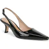 Sam Edelman Bianka Slingback Pump In Black Patent