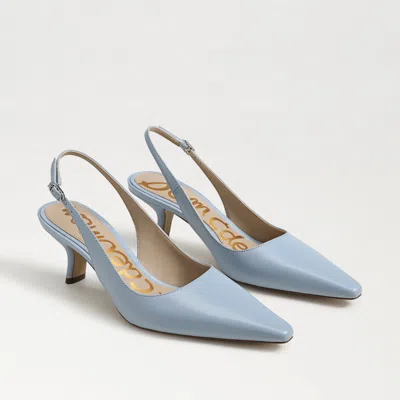 Sam Edelman Bianka Slingback Pump Blue Breeze Leather