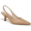 Sam Edelman Bianka Slingback Pump French Sand Leather In French Sand