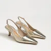 Sam Edelman Bianka Slingback Pump In Metallic