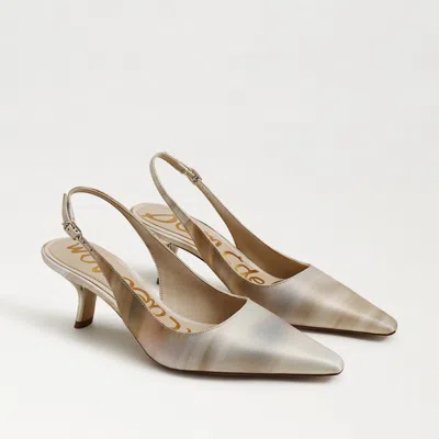 Sam Edelman Bianka Slingback Pump Natural Multi Fabric