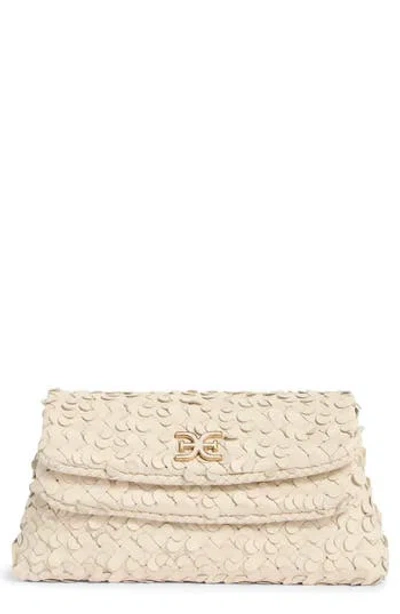 Sam Edelman Bianka Woven Leather East/west Clutch In White