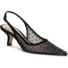 Sam Edelman Biankasling Womens Man Made Kitten Heels In Black