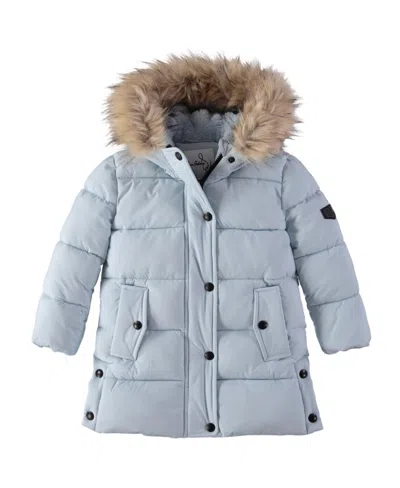 Sam Edelman Kids' Big Girls Expedition Parka In Blue