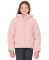 Sam Edelman Big Girls Velvet Touch Onion Quilted Jacket In Pink