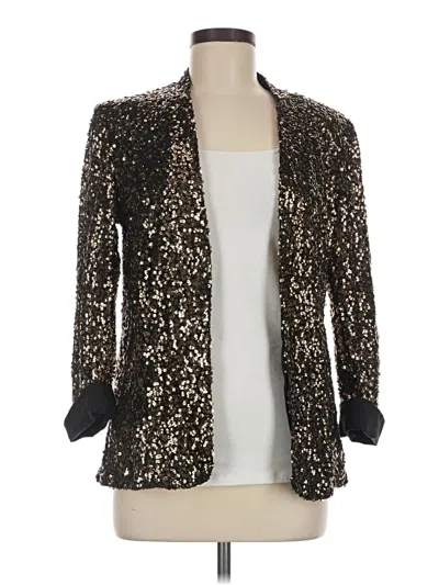 Pre-owned Sam Edelman Blazer Jacket In Gold
