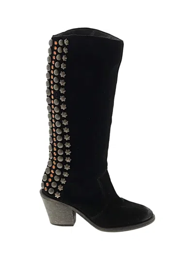 Pre-owned Sam Edelman Boots In Black
