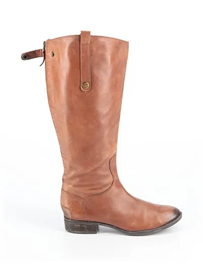 Pre-owned Sam Edelman Boots In Brown