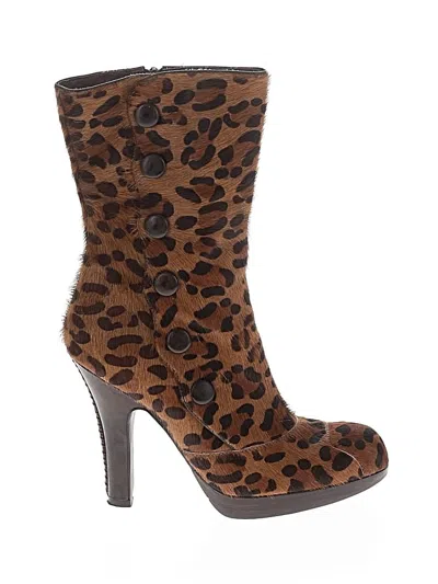 Pre-owned Sam Edelman Boots In Brown