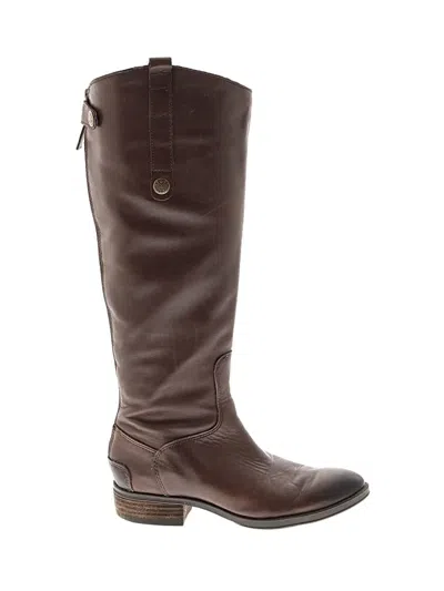 Pre-owned Sam Edelman Boots In Brown