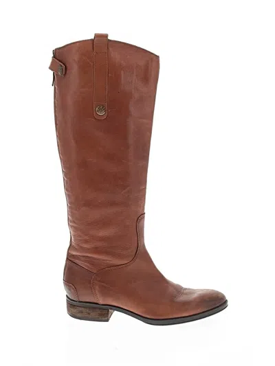 Pre-owned Sam Edelman Boots In Brown