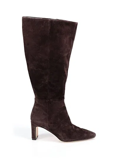 Pre-owned Sam Edelman Boots In Burgundy