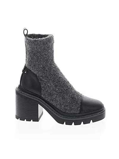 Pre-owned Sam Edelman Boots In Gray