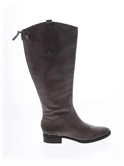 Pre-owned Sam Edelman Boots In Gray