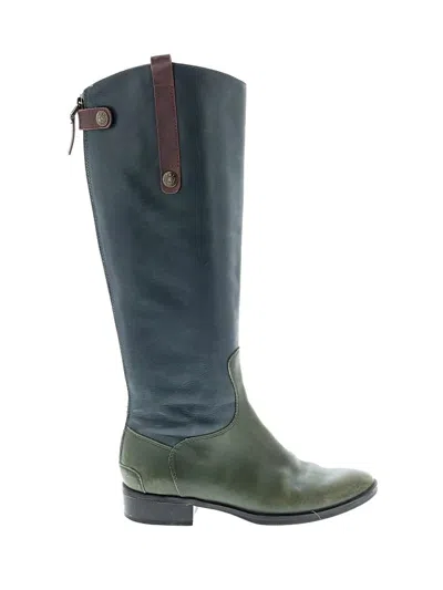 Pre-owned Sam Edelman Boots In Green