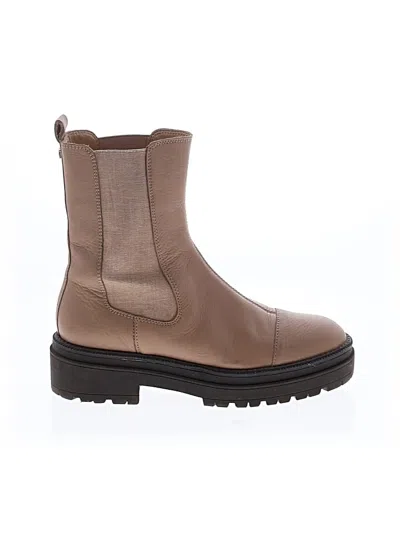 Pre-owned Sam Edelman Boots In Tan