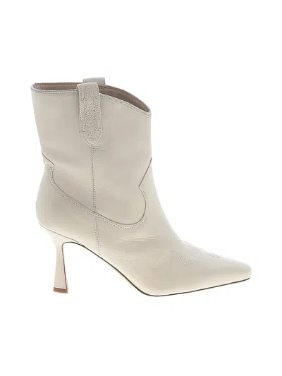 Pre-owned Sam Edelman Boots In White