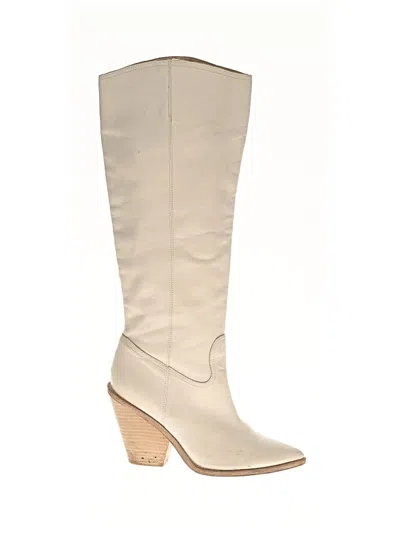 Pre-owned Sam Edelman Boots In White