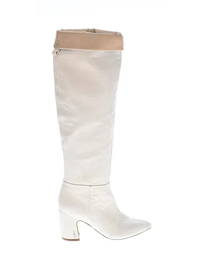 Pre-owned Sam Edelman Boots In White